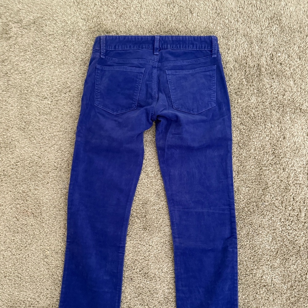 NWOT- Iconic GAP 1969 Collection Royal Blue Corduroy Pants - Picture 3 of 6